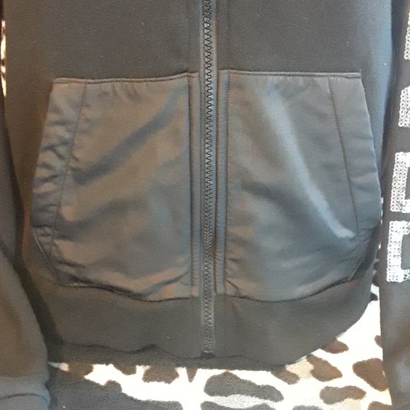 Pink vs RARE Rainbow Zip up Hoodie - Picture 6 of 8